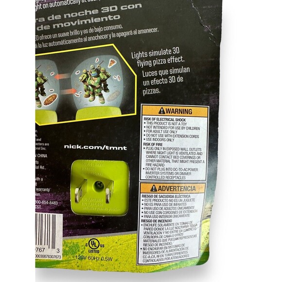 Teenage Mutant Ninja Turtles 3D Motion Effect Pizza Night Light 2015 #30767 - Picture 6 of 9